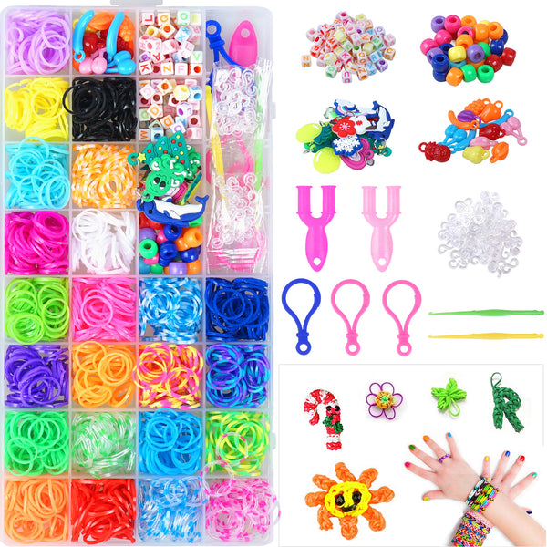 Rubber Band Bracelet Kit, Bracelet Making Kit for Kids, with Premium  Quality Braiding Accessories and 23
